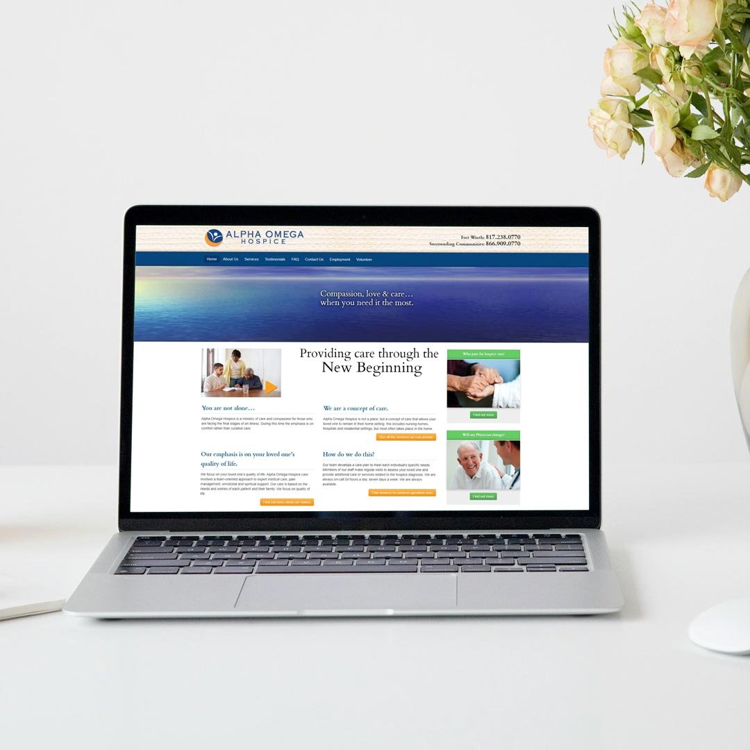 Alpha Omega Hospice - Website Design