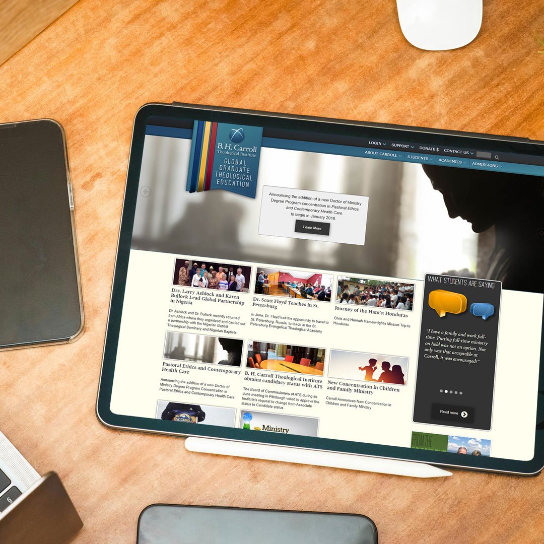 B. H. Carroll Theological Institute - Website Design