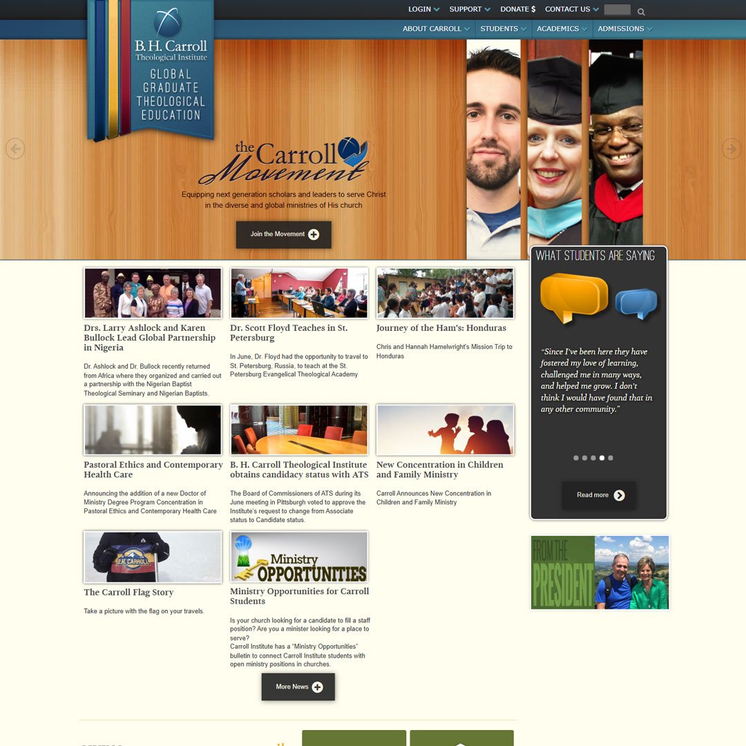 B. H. Carroll Theological Institute - The Carroll Movement