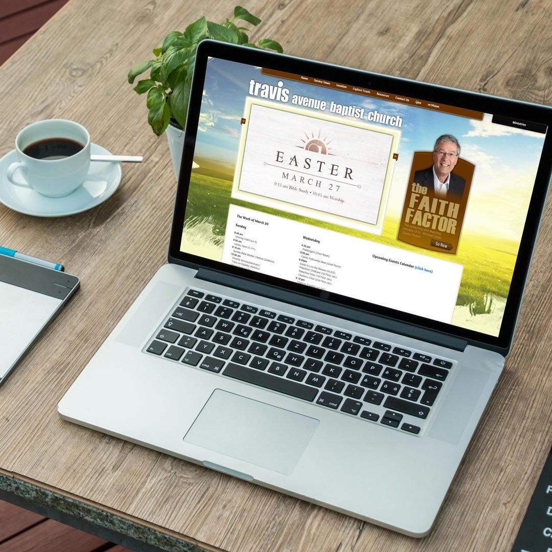 Travis Avenue Baptist Church - Website Design
