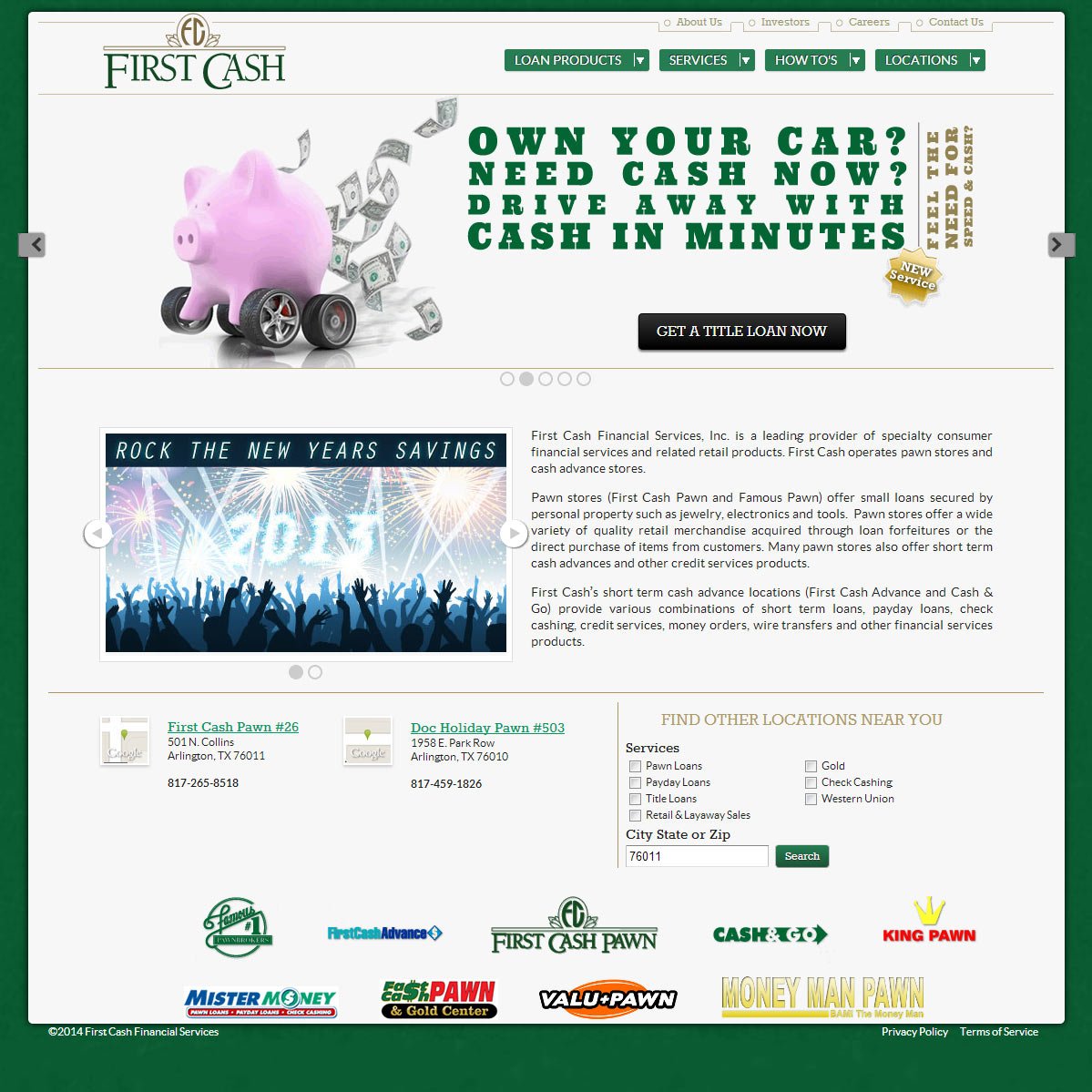 First Cash Website