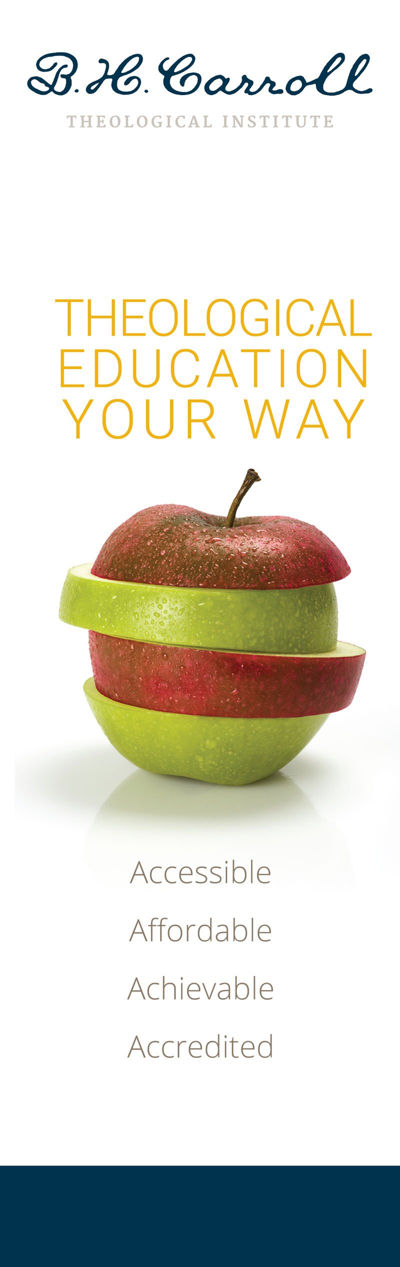 B. H. Carroll Theological Institute - Roll-up Banner Design