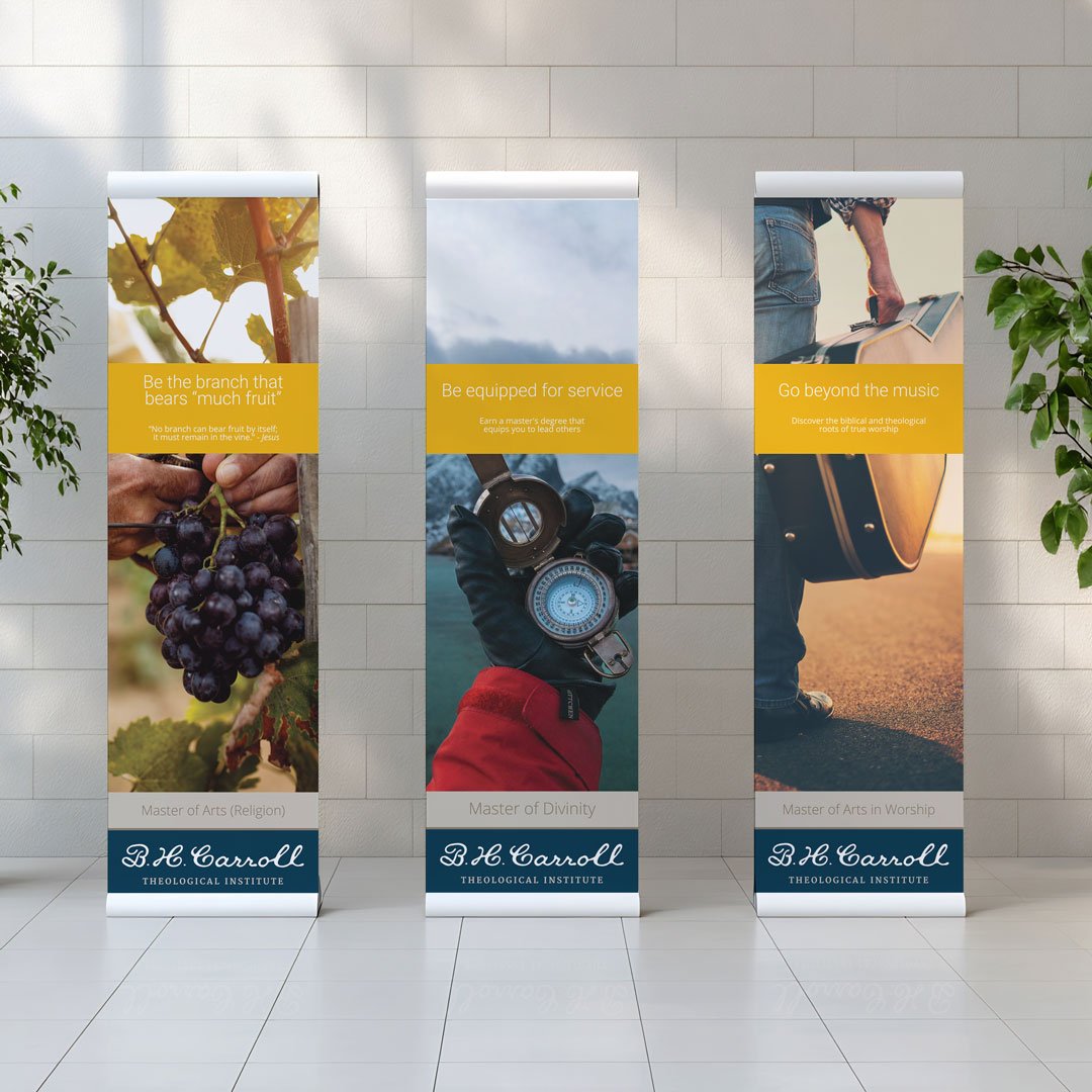 B. H. Carroll Theological Institute - Banner Designs