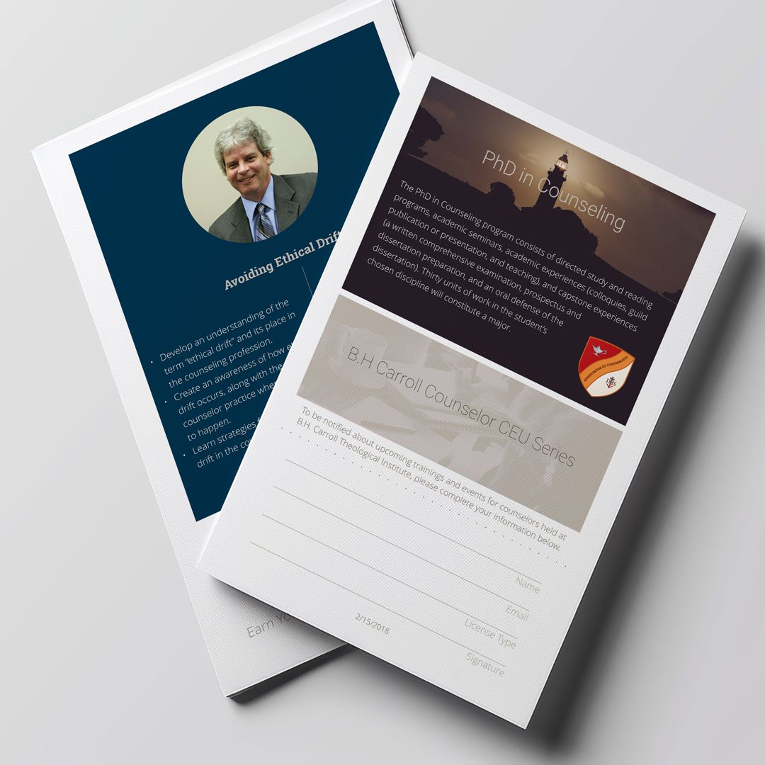 B. H. Carroll Theological Institute - Flysheet Design