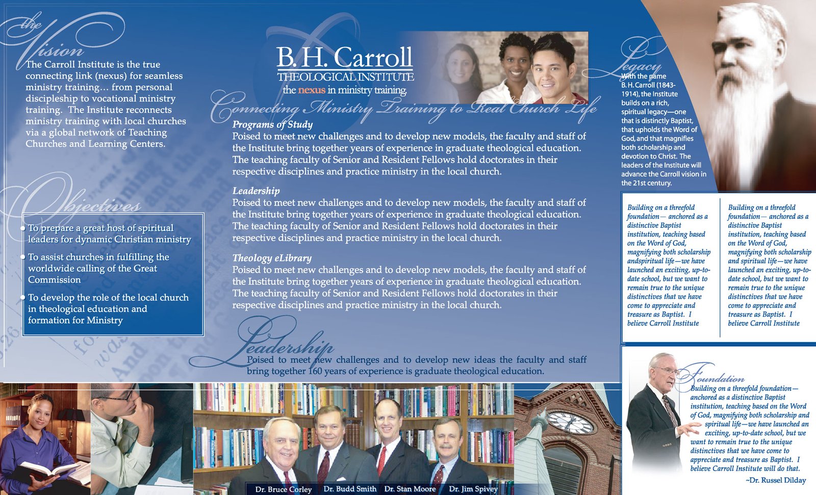 B. H. Carroll - Brochure Design