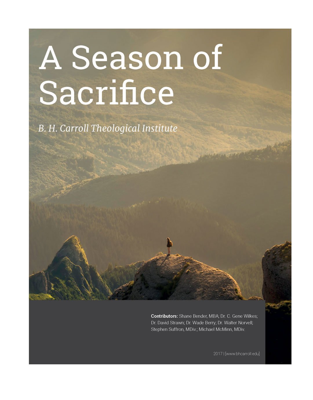 B. H. Carroll Theological Institute - Booklet Design