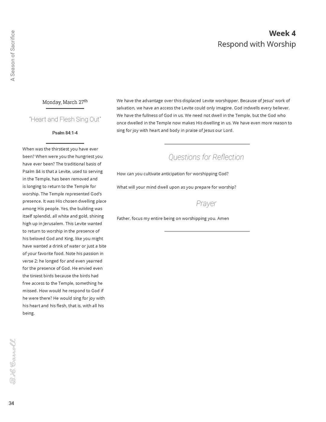 B. H. Carroll Theological Institute - Booklet Design