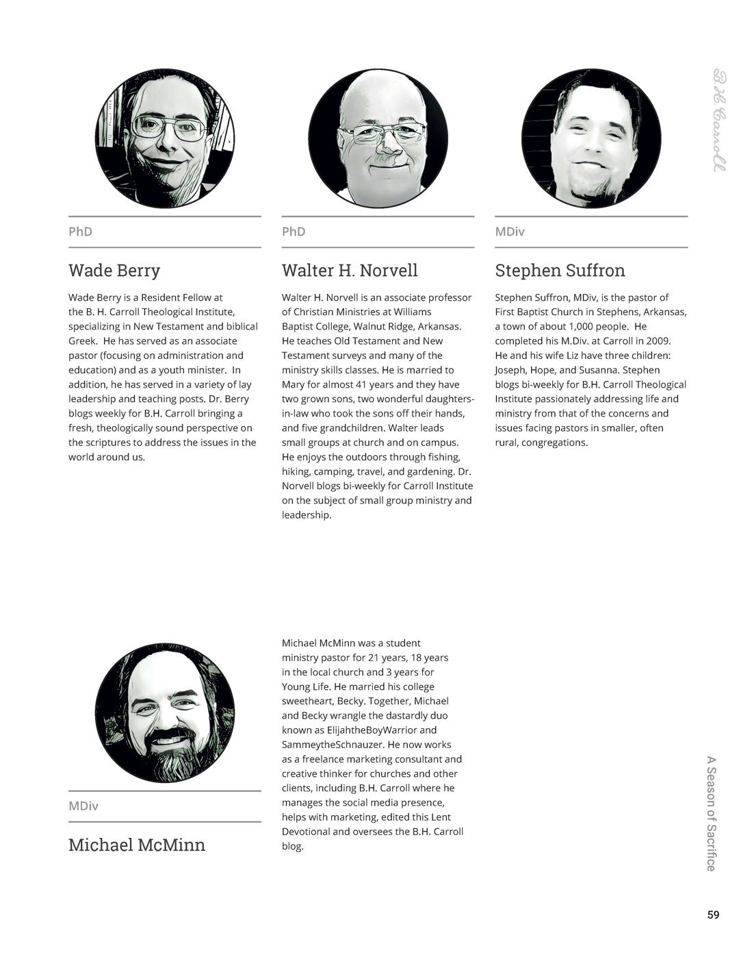 B. H. Carroll Theological Institute - Booklet Design