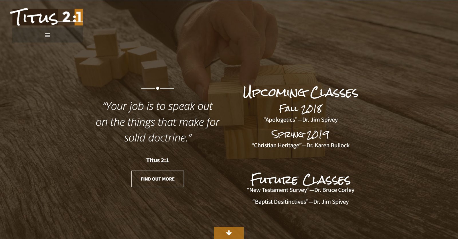 Titus 2:1 Promotional Site