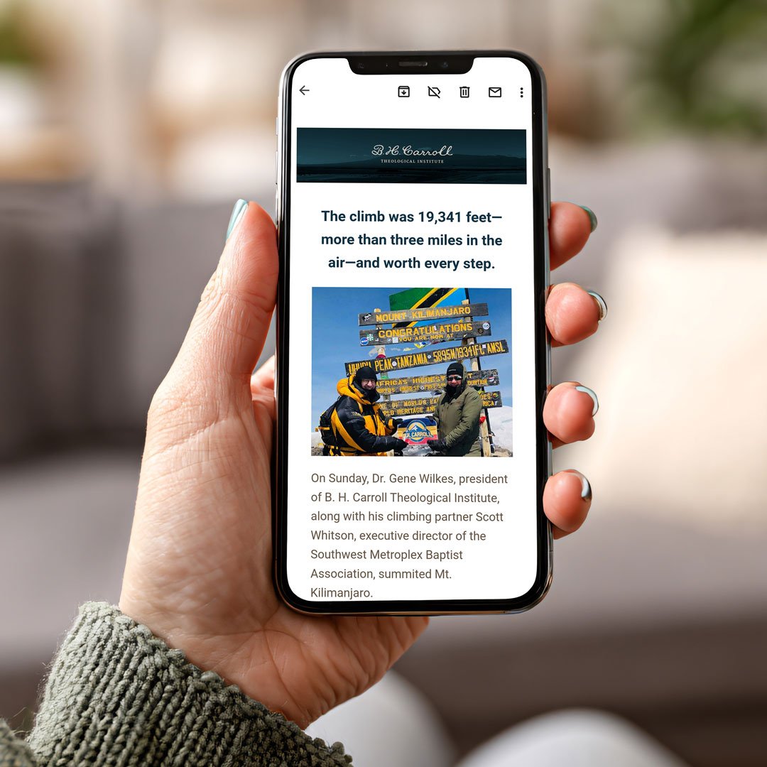 Wilkes on Kilimanjaro - Email Designs