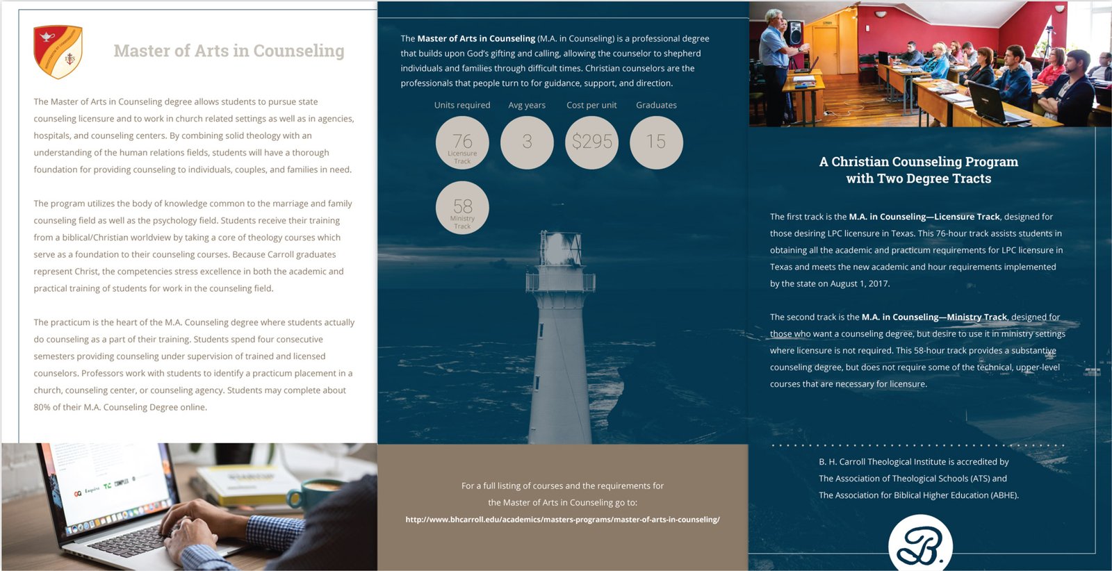 Counseling program brochure
