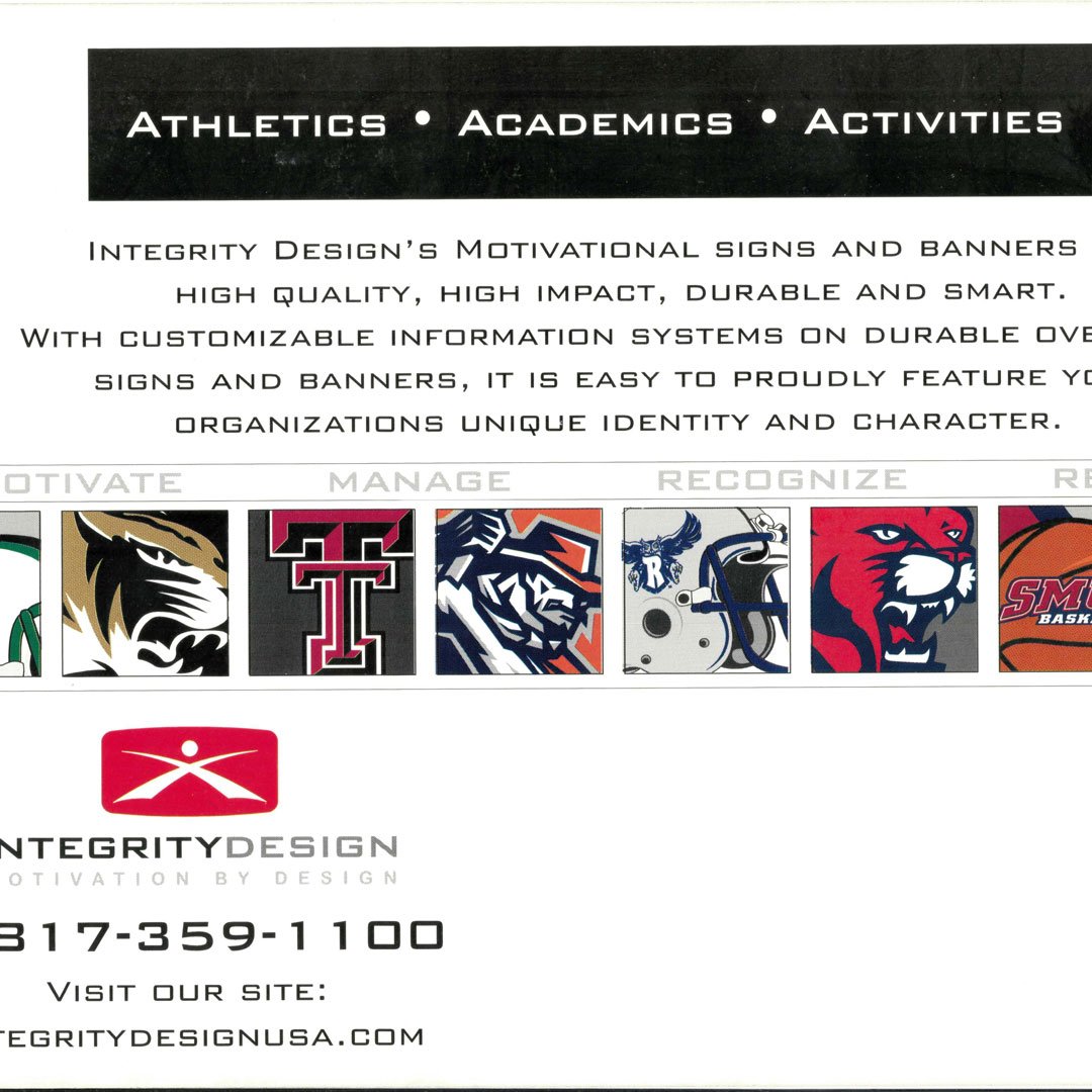 Integrity Design USA – Mailer Design